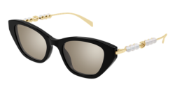 Gucci GG 1968S - 004 BLACK/GOLD brown flash