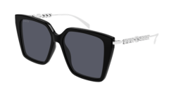 Gucci GG 1967S - 002 BLACK/SILVER grey