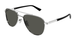 Gucci GG 1962S - 001 SILVER/BLACK grey