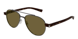 Saint Laurent SL 843 - 004 GUNMETAL/HAVANA brown