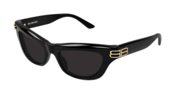 Balenciaga BB 0430S - 001 BLACK grey