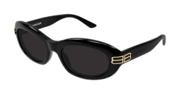 Balenciaga BB 0431S - 001 BLACK grey