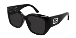 Balenciaga BB 0445SK - 001 BLACK grey