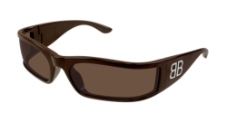 Balenciaga BB 0458S - 004 BROWN brown
