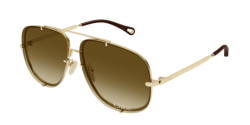Chloe CH 0348S - 003 GOLD brown gradient double
