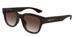 Alexander McQueen AM 0528SA - 002 HAVANA brown gradient
