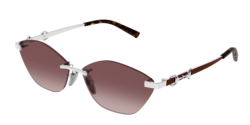 Gucci GG 2050S - 003 SILVER red double gradient