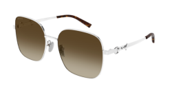 Gucci GG 2053S - 005 SILVER brown gradient