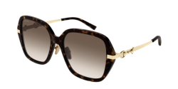Gucci GG 2055SA - 002 HAVANA/GOLD brown gradient