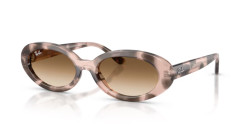 Ray-Ban RB 2223 - 144951 OPAL PINK HAVANA clear gradient brown