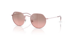 Ray-Ban Junior RJ 9565S JUNIOR JACK - 304/7E LIGHT PINK pink mirror silver gradient