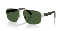 Polo Ralph Lauren PH 3165 - 931671 SEMISHINY SILVER dark green