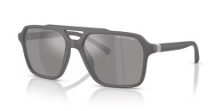 Armani Exchange AX 4166SU - 8400Z3 MATTE GREY grey mirror silver polarized