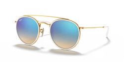 Ray-Ban RB 3647N - 001/4O ARISTA GOLD blue flash