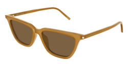 Saint Laurent SL 889 SULPICE THIN - 004 YELLOW brown