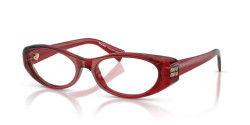 Miu Miu MU 03ZV - 25M1O1 TRANSPARENT RED