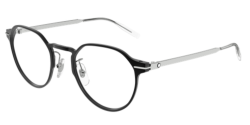 Mont Blanc MB 0469OL - 001 BLACK/SILVER