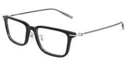 Mont Blanc MB 0489OA - 001 BLACK/SILVER