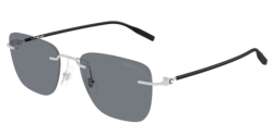 Mont Blanc MB 0470S - 002 SILVER grey
