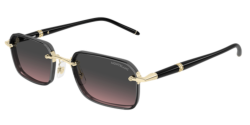 Mont Blanc MB 0483S - 003 GOLD/BLACK grey double gradient