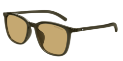 Mont Blanc MB 0487SA - 004 GREEN brown