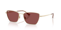 Ray-Ban RB 3783 - 921375 PALE GOLD dark violet