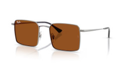 Ray-Ban RB 3782 - 004/73 GUNMETAL  dark brown