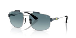 Ray-Ban RB 3789M - F1383M SILVER blue gradient grey