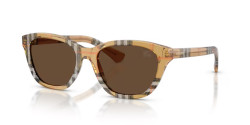 Burberry BE 4486 - 416373 CHECK SAND dark brown