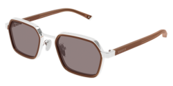Gucci GG 2074S - 004 SILVER/BROWN brown