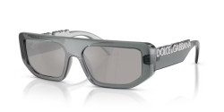 Dolce&Gabbana DG 6203 - 32556G TRANSPARENT DARK GREY light grey mirror silver
