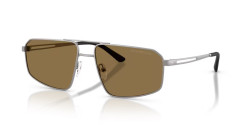 Emporio Armani EA 2173 - 303273 BRUSHED MATTE GUNMETAL dark brown