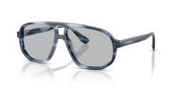 Emporio Armani EA 4263U - 632787 STRIPED DARK BLUE light grey