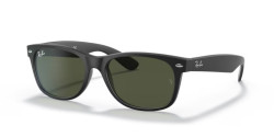 Ray-Ban RB 2132 NEW WAYFARER - 622 RUBBER BLACK  g-15 green