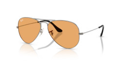 Ray-Ban RB 3025 AVIATOR LARGE METAL - 004/33 GUNMETAL orange