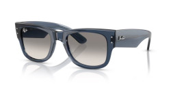 Ray-Ban RB 0840S MEGA WAYFARER - 684532 TRANSPARENT DARK BLUE clear gradient grey