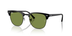 Ray-Ban RB 3016 CLUBMASTER -  601S4E MATTE BLACK ON BLACK green