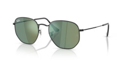 Ray-Ban RB 3548N HEXAGONAL - 002/68 BLACK green mirror