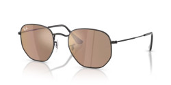 Ray-Ban RB 3548N HEXAGONAL - 002/93 BLACK brown mirror bronze