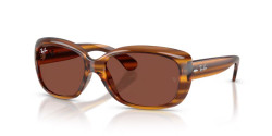 Ray-Ban RB 4101 JACKIE OHH - 820/C5 STRIPED RED HAVANA red