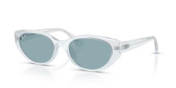 Ray-Ban RB 4457D - 687280 TRANSPARENT ICE blue