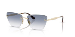 Vogue VO 4332S - 848/19 PALE GOLD clear gradient light blue