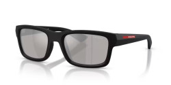 Prada PS B10S - 1BO80Z MATTE BLACK light grey mirror silver
