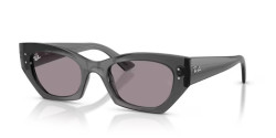 Ray-Ban RB 4430 ZENA - 69241A TRANSPARENT GREY dark violet