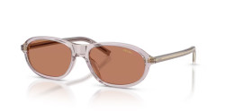 Prada PR 20SU - 12W10I TRANSPARENT MAUVE brown