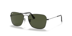 Ray-Ban RB 3136 CARAVAN - 004 GUNMETAL  g-15 green