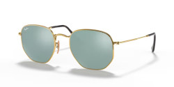 Ray-Ban RB 3548N HEXAGONAL - 001/30 ARISTA GOLD silver flash