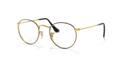 Ray-Ban RX 3447V ROUND METAL - 2991 BLACK ON GOLD