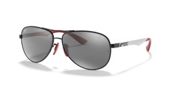 Ray-Ban RB 8313M FERRARI - F0096G BLACK grey mirror silver